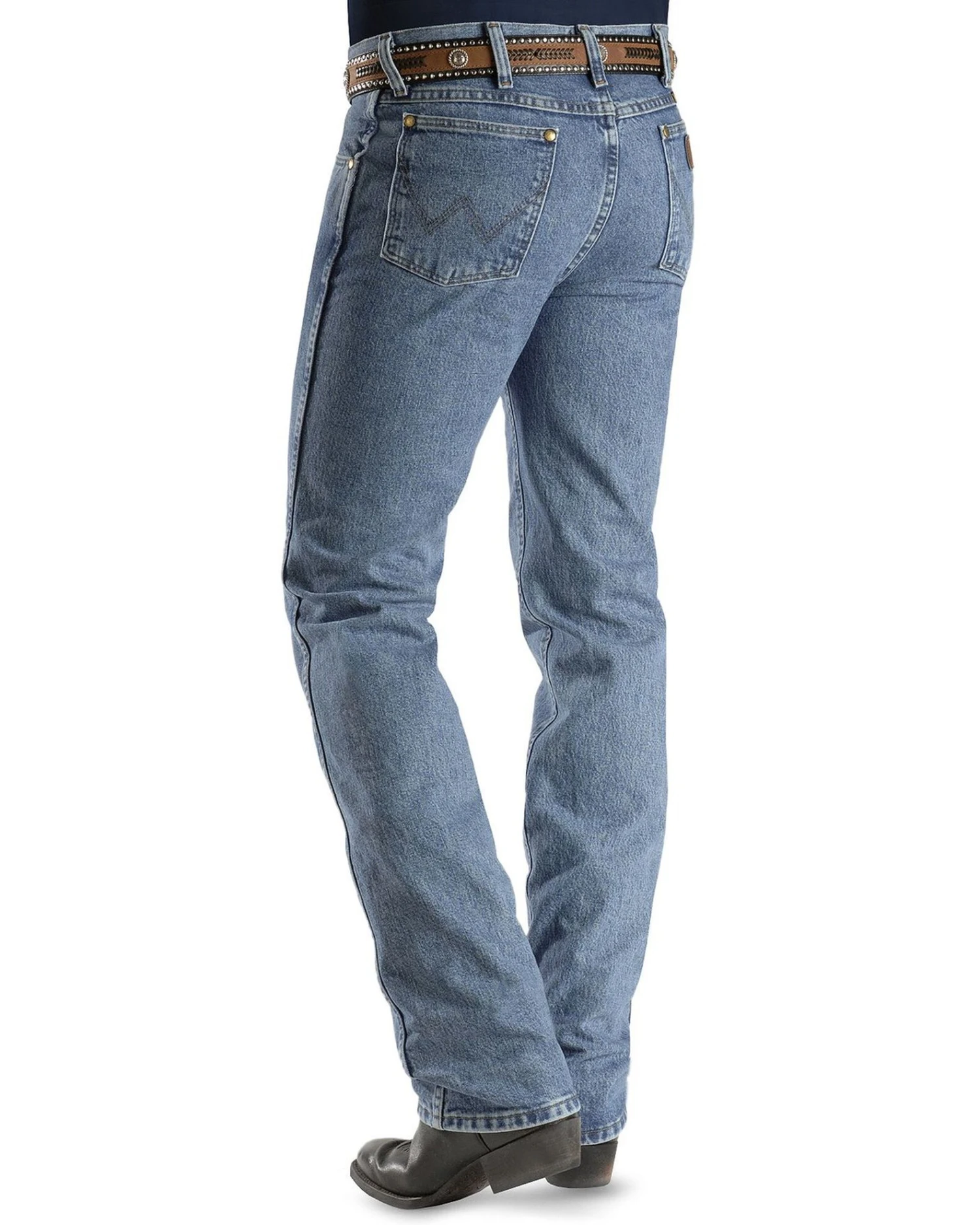 Wrangler Jeans - Cowboy Cut 36MWZ Slim Fit Jeans Stonewash 4 Wrangler Jeans - Cowboy Cut 36MWZ Slim Fit Jeans Stonewash - Image 2