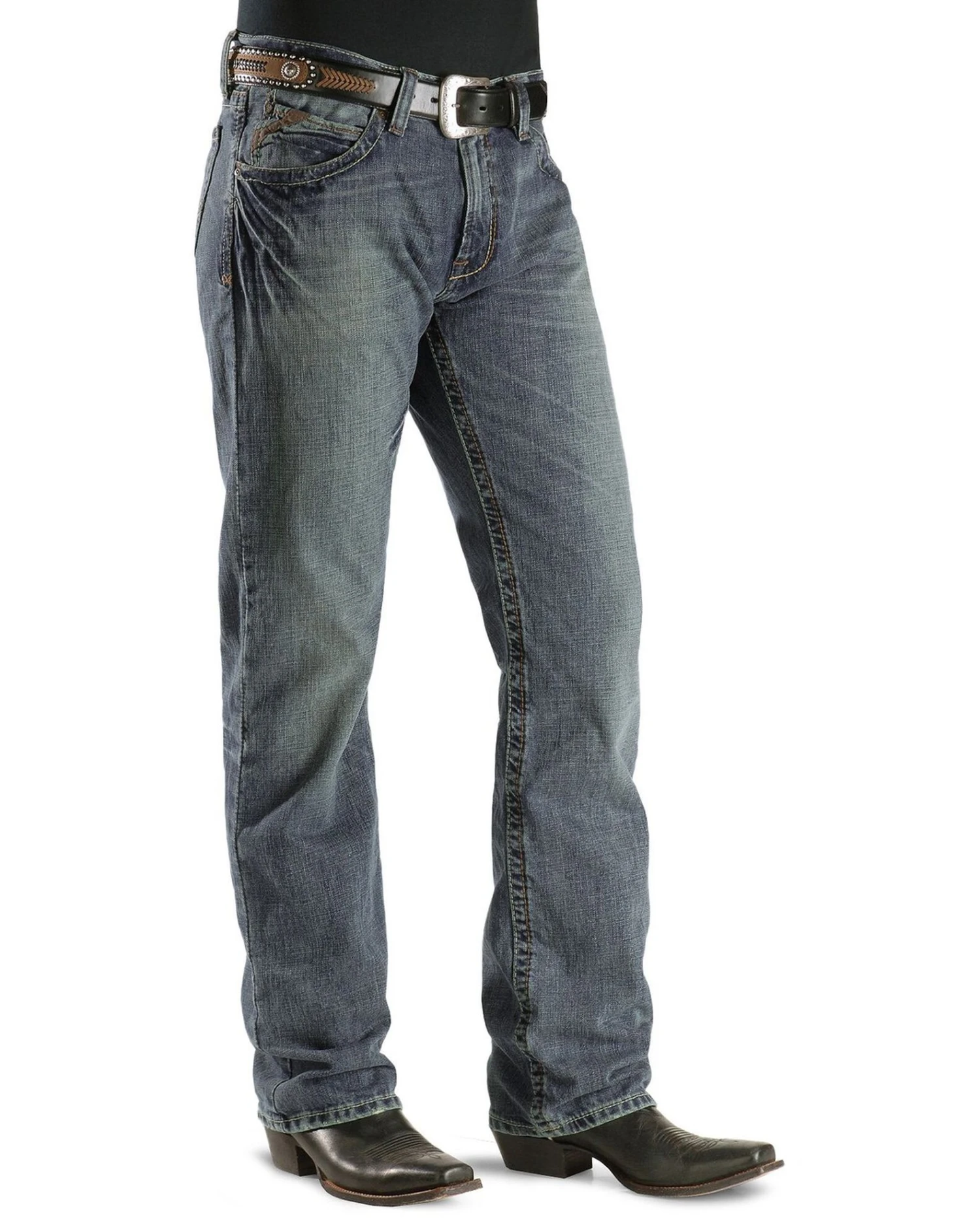 Ariat Denim Jeans - M4 Scoundrel Relaxed Fit 4 Ariat Denim Jeans - M4 Scoundrel Relaxed Fit - Image 2