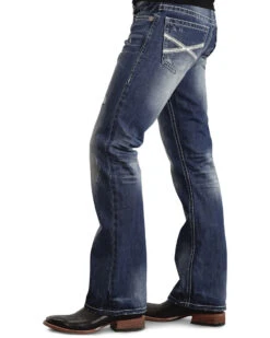 Stetson Rock Fit Bold X Stitched Jeans