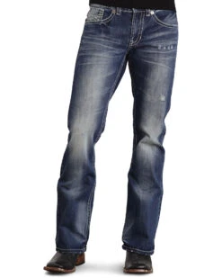 Stetson Rock Fit Bold X Stitched Jeans 7 Stetson Rock Fit Bold X Stitched Jeans -Boot Barn 010D65 CU P2