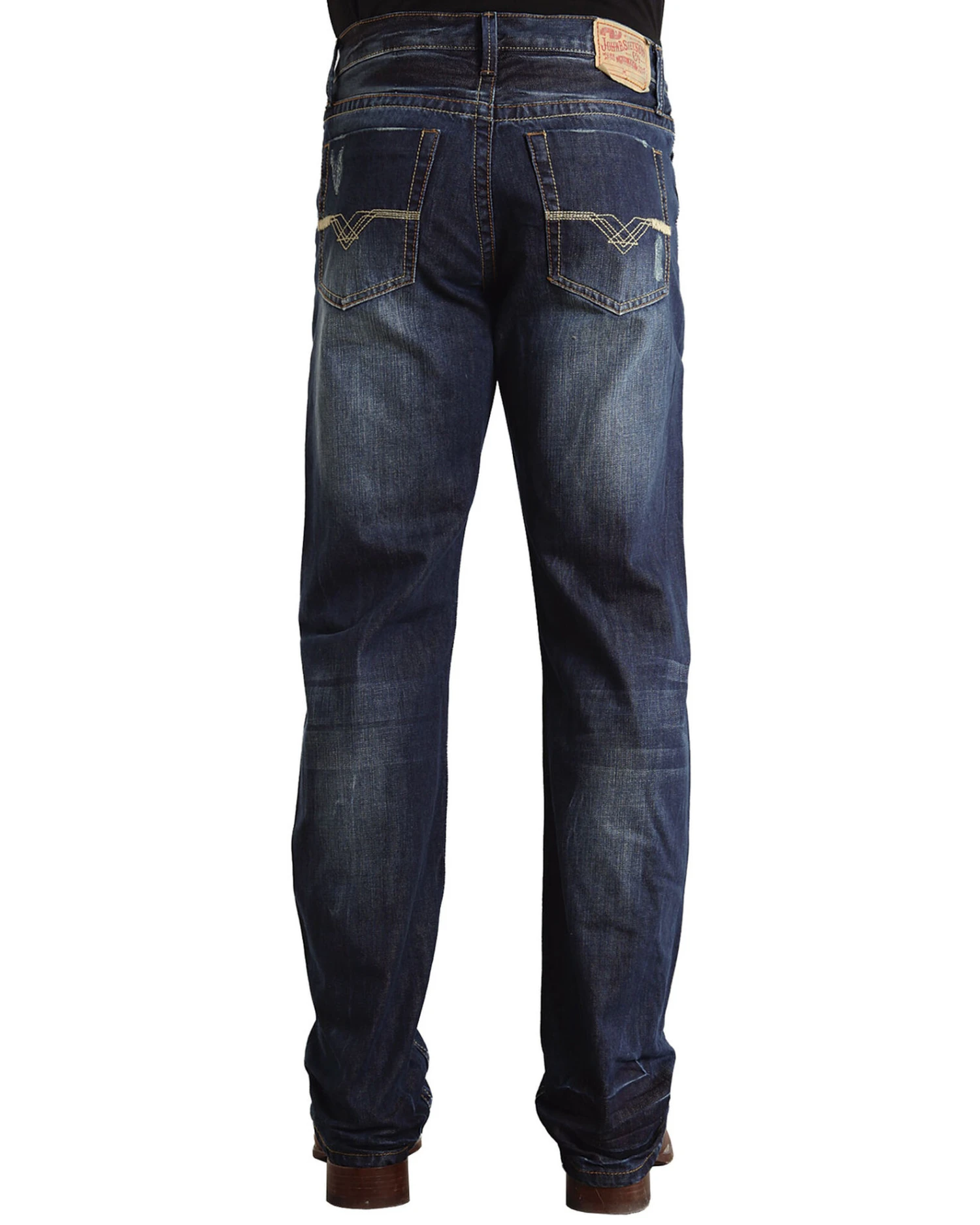 Stetson Modern Fit "V" Stitched Jeans 3 Stetson Modern Fit "V" Stitched Jeans