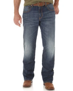 Wrangler Retro Men's Medium Wash Low Rise Relaxed Bootcut Jeans 8 Wrangler Retro Men's Medium Wash Low Rise Relaxed Bootcut Jeans -Boot Barn 010L51 88 P2