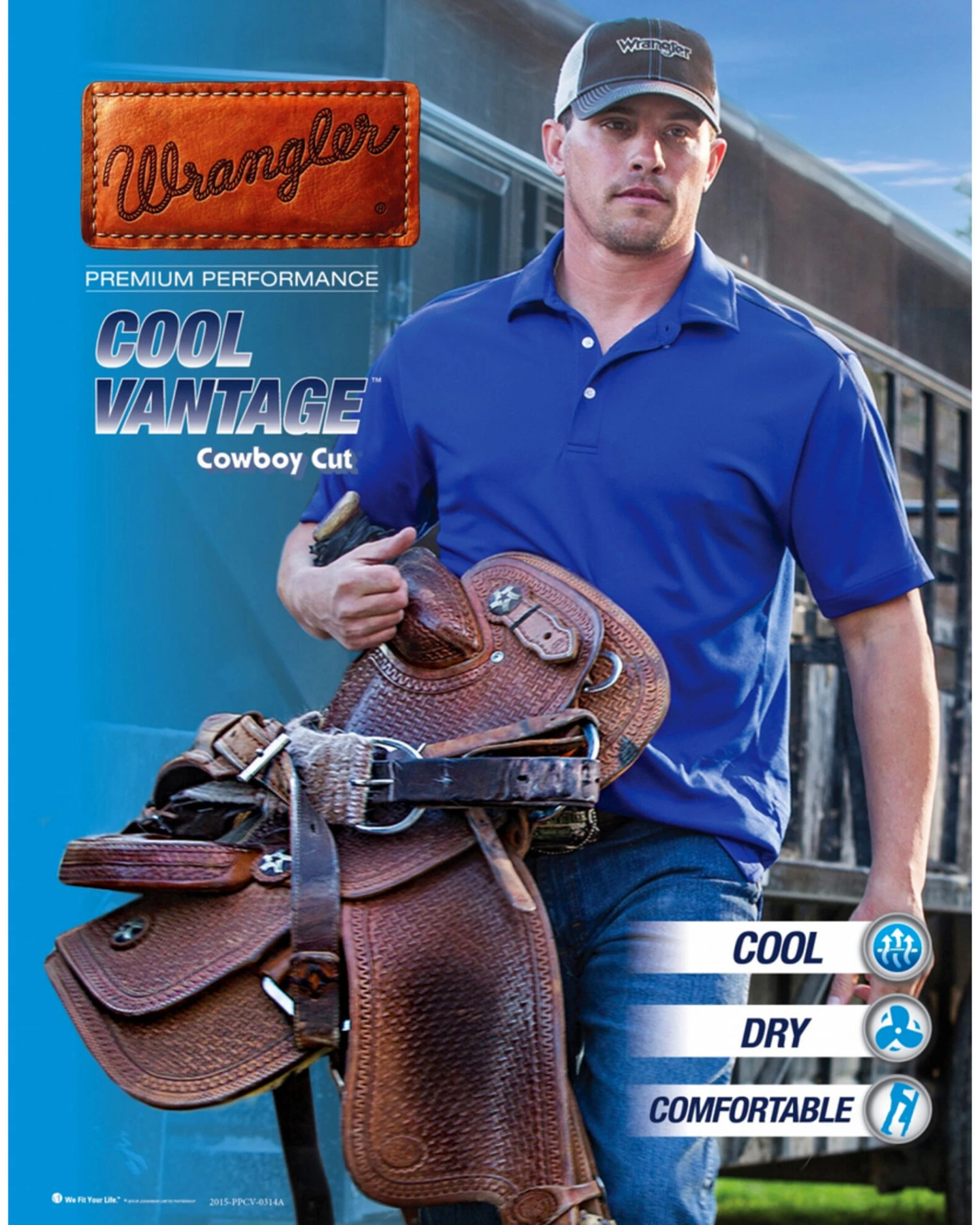 Wrangler Men's 20X Cool Vantage 01 Competition Relaxed Fit Jeans - Tall 6 Wrangler Men's 20X Cool Vantage 01 Competition Relaxed Fit Jeans - Tall - Image 4