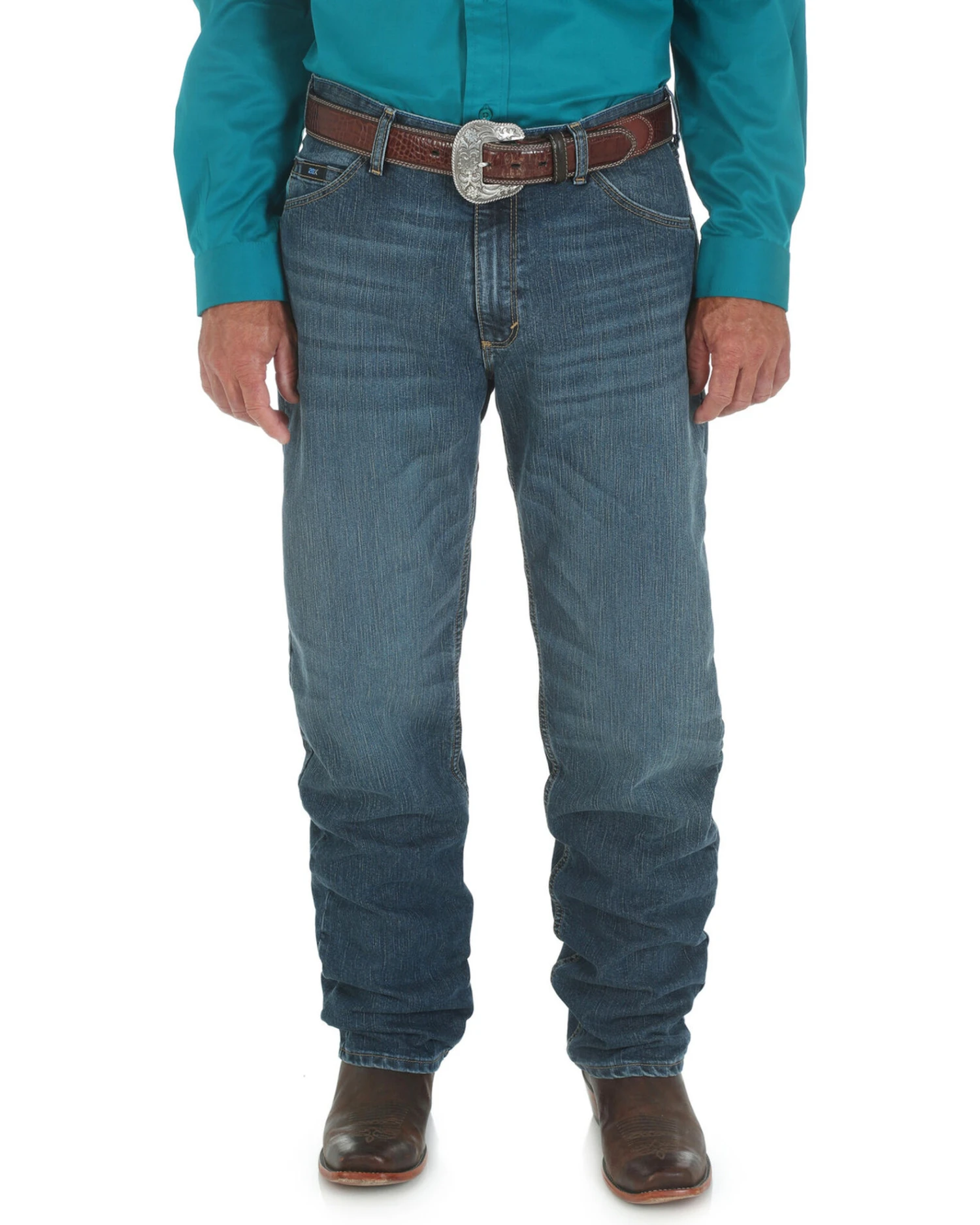 Wrangler Men's 20X Cool Vantage 01 Competition Relaxed Fit Jeans - Tall 3 Wrangler Men's 20X Cool Vantage 01 Competition Relaxed Fit Jeans - Tall