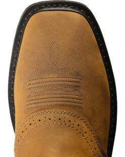 Ariat Men's 10" Sierra Pull On Western Work Boots - Square Toe 14 Ariat Men's 10" Sierra Pull On Western Work Boots - Square Toe -Boot Barn 030390 BR TP