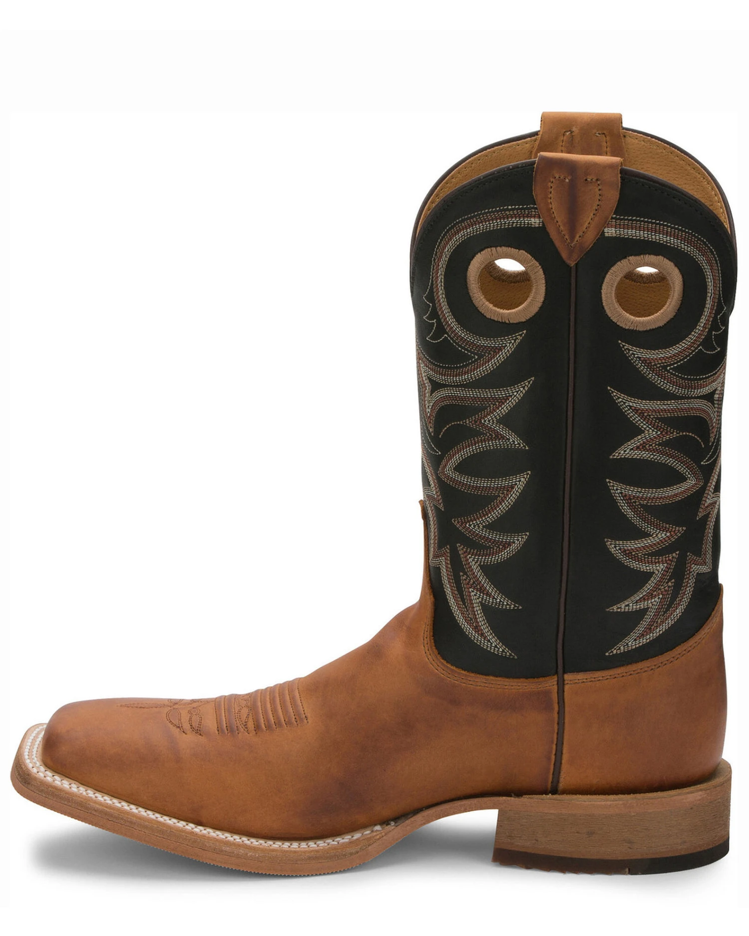 Justin Men's Caddo Bent Rail Western Boots - Broad Square Toe 5 Justin Men's Caddo Bent Rail Western Boots - Broad Square Toe - Image 3