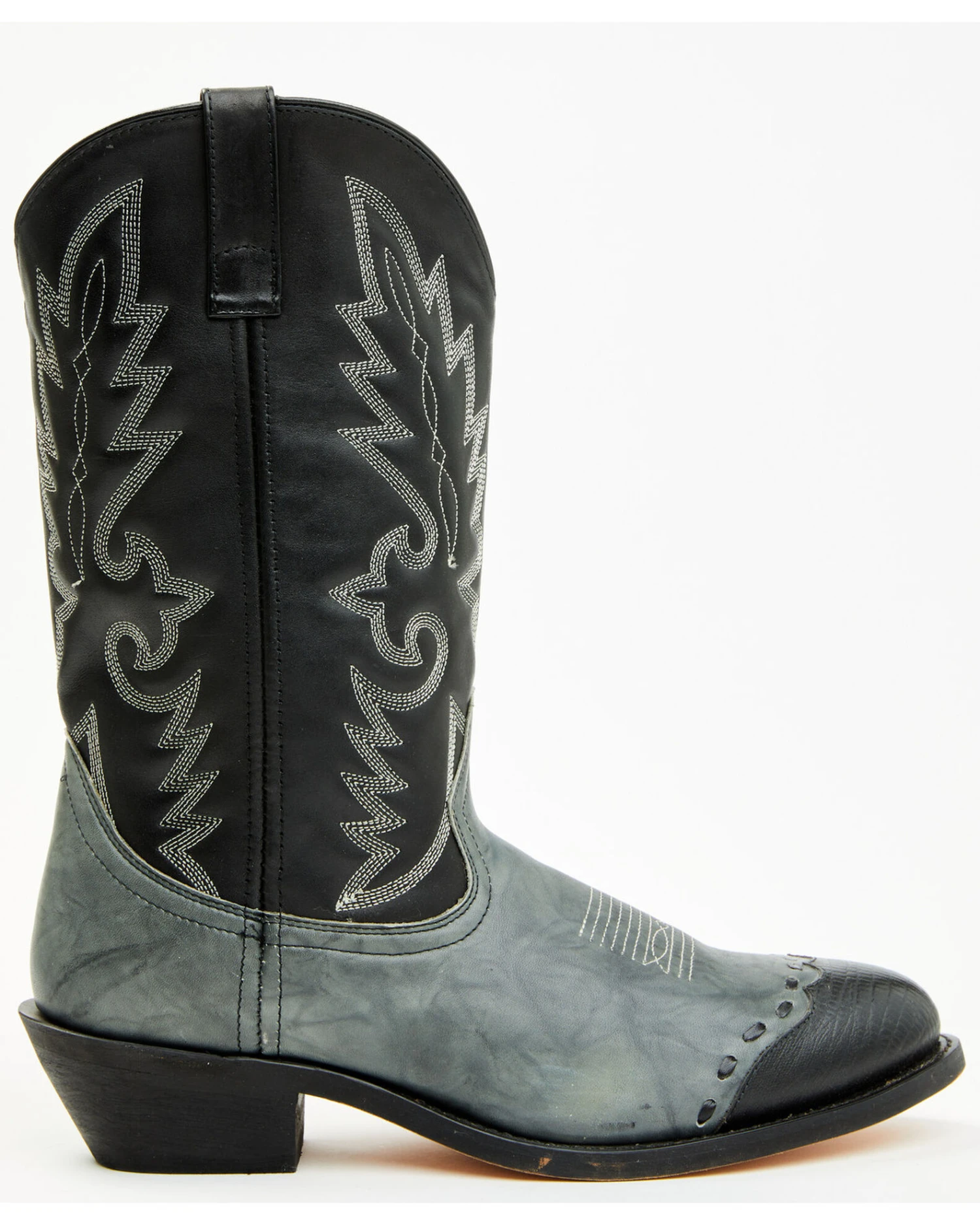 Laredo Men's Flagstaff Wingtip Western Boots 4 Laredo Men's Flagstaff Wingtip Western Boots - Image 2