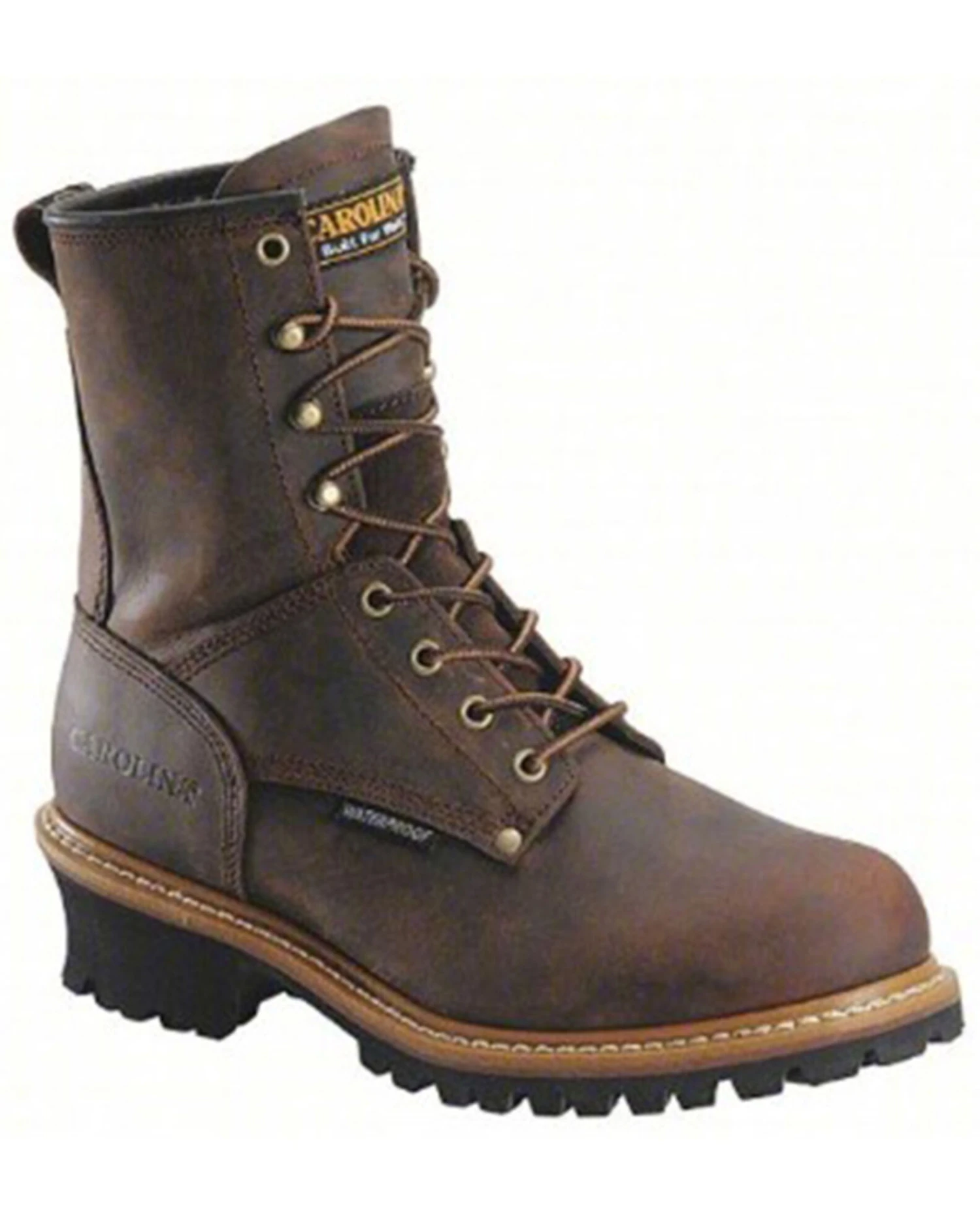 Carolina Men's Logger 8" Steel Toe Work Boots 3 Carolina Men's Logger 8" Steel Toe Work Boots
