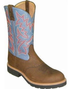 Twisted X Men's Round Toe Pull-On Work Boots