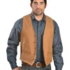 Scully Lamb Leather Vest 2 Scully Lamb Leather Vest -Boot Barn 082685 22 P1