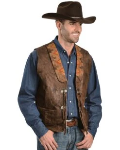 Kobler Circle Of Life Leather Vest