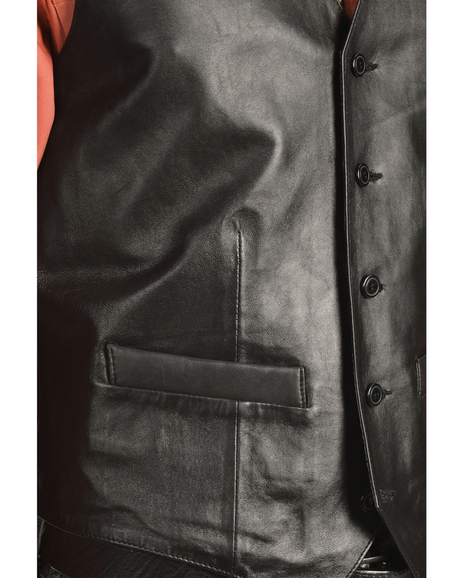 Scully Men's Lamb Leather Western Vest - Tall 8 Scully Men's Lamb Leather Western Vest - Tall - Image 6