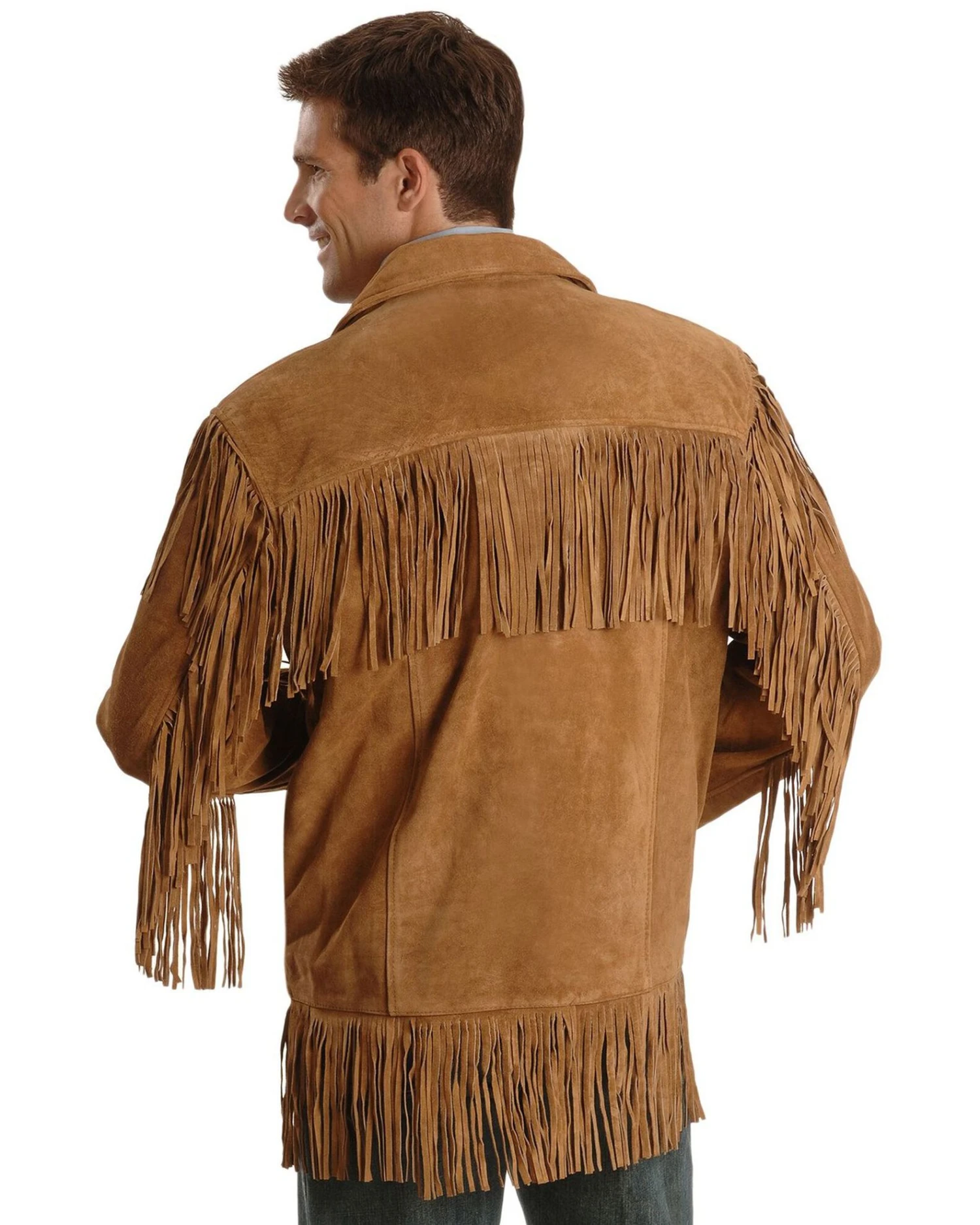 Liberty Wear Men's Suede Fringe Western Jacket - Big & Tall 4 Liberty Wear Men's Suede Fringe Western Jacket - Big & Tall - Image 2
