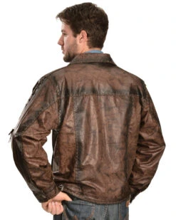 Kobler Leather Men's Rusty Leather Jacket 10 Kobler Leather Men's Rusty Leather Jacket -Boot Barn 082D89 41 P2