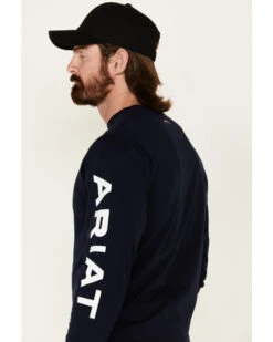 Ariat Men's FR Logo Crew Neck Long Sleeve Shirt 11 Ariat Men's FR Logo Crew Neck Long Sleeve Shirt -Boot Barn 0865W1 85 P5