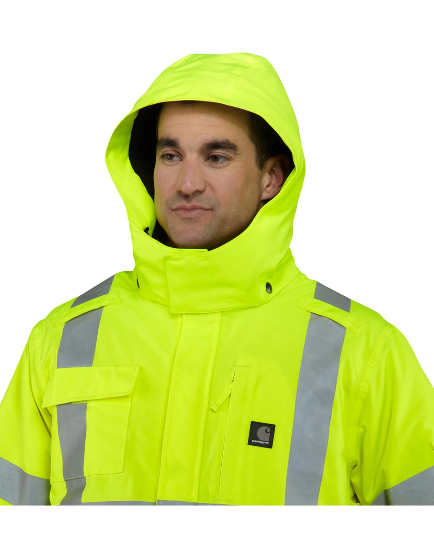 Carhartt Men's High Visibility Water Repellent Sherwood Work Jacket 4 Carhartt Men's High Visibility Water Repellent Sherwood Work Jacket - Image 2