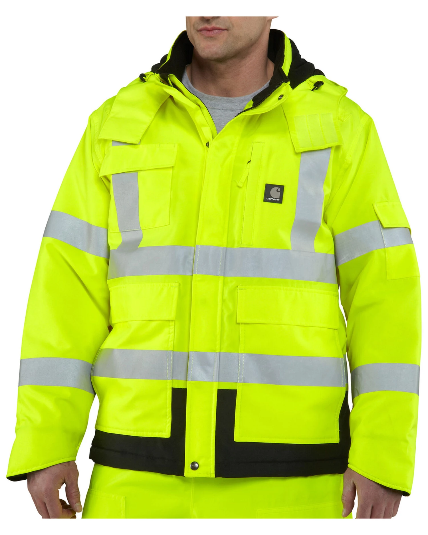 Carhartt Men's High Visibility Water Repellent Sherwood Work Jacket 6 Carhartt Men's High Visibility Water Repellent Sherwood Work Jacket - Image 4