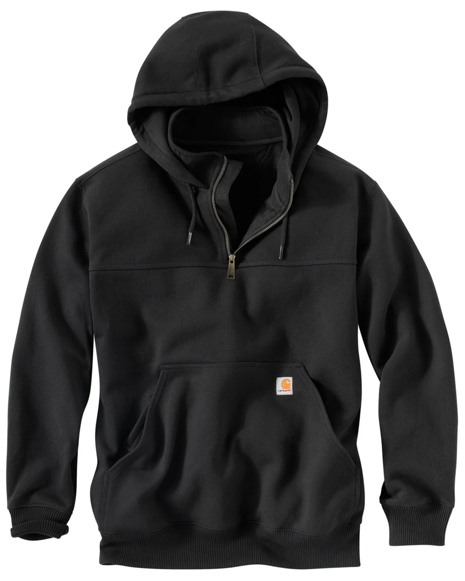 Carhartt Men's Rain Defender Paxton Hooded Zip Mock Work Sweatshirt 4 Carhartt Men's Rain Defender Paxton Hooded Zip Mock Work Sweatshirt - Image 2