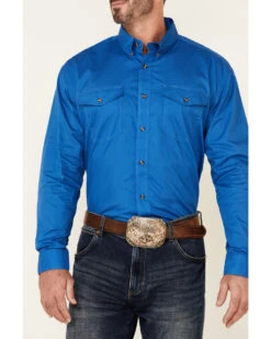 Roper Men's Solid Amarillo Collection Long Sleeve Western Shirt 9 Roper Men's Solid Amarillo Collection Long Sleeve Western Shirt -Boot Barn 0924J9 95 P3