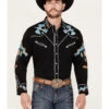 Scully Men's Phoenix Embroidered Retro Long Sleeve Western Shirt 1 Scully Men's Phoenix Embroidered Retro Long Sleeve Western Shirt -Boot Barn 0927J7 89 P1