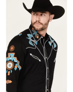 Scully Men's Phoenix Embroidered Retro Long Sleeve Western Shirt 9 Scully Men's Phoenix Embroidered Retro Long Sleeve Western Shirt -Boot Barn 0927J7 89 P2