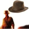 Indiana Jones Weathered Cotton Fedora 2 Indiana Jones Weathered Cotton Fedora -Boot Barn 096A23 42 P1
