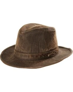 Indiana Jones Weathered Cotton Fedora 7 Indiana Jones Weathered Cotton Fedora -Boot Barn 096A23 42 P2