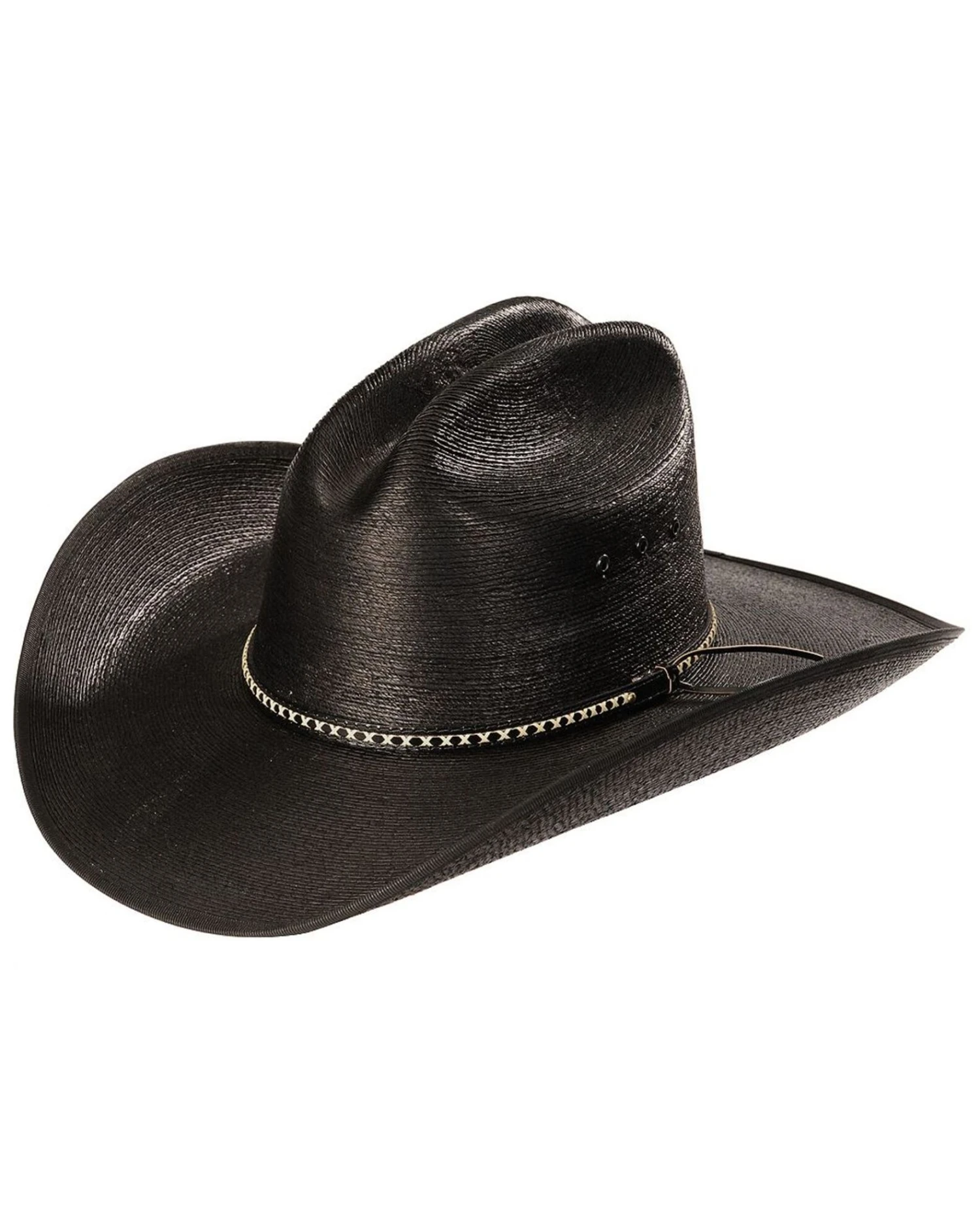 Resistol Men's Jason Aldean Asphalt Cowboy Palm Hat 3 Resistol Men's Jason Aldean Asphalt Cowboy Palm Hat