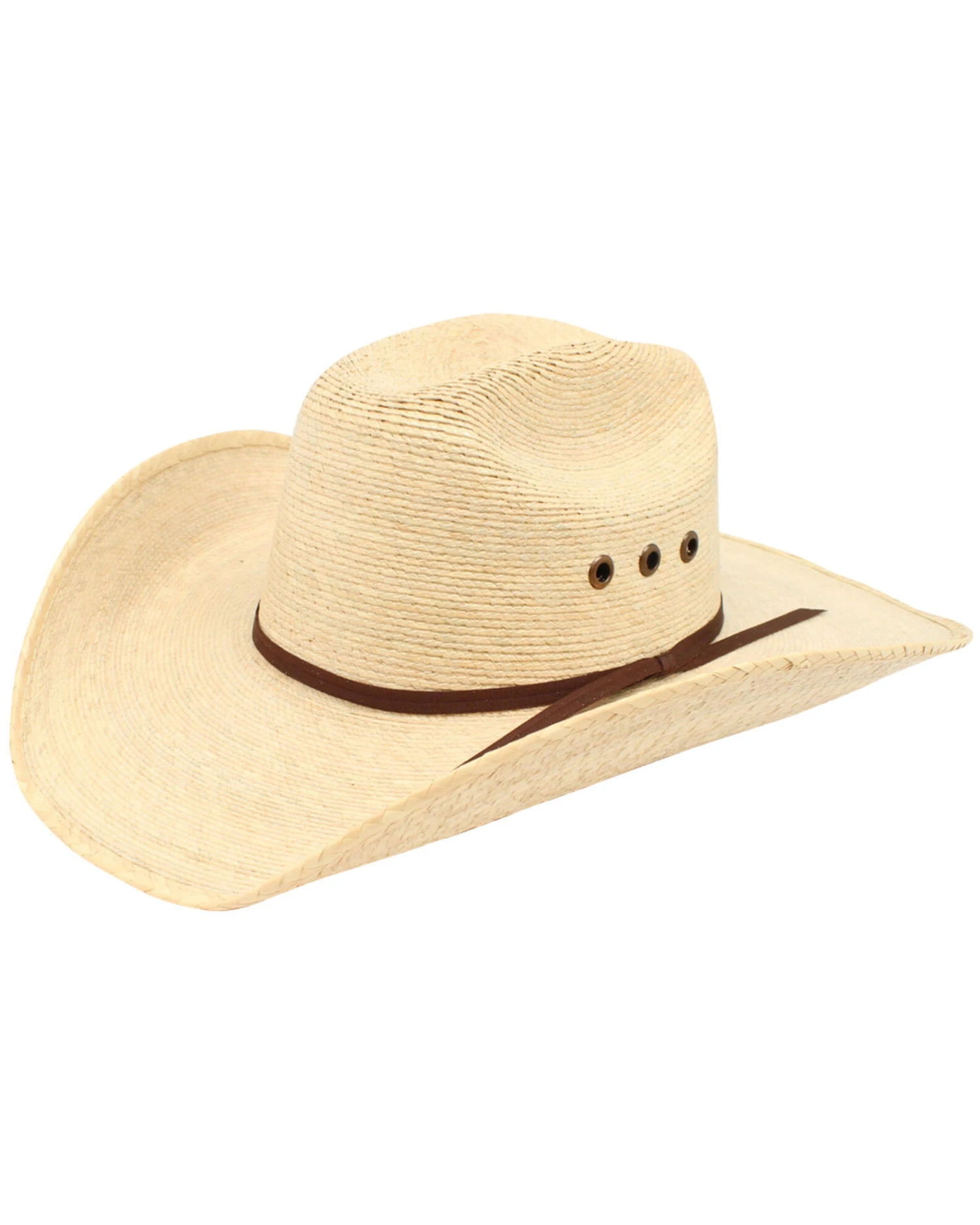 Ariat Men's Natural Palm Tophand Straw Hat 3 Ariat Men's Natural Palm Tophand Straw Hat