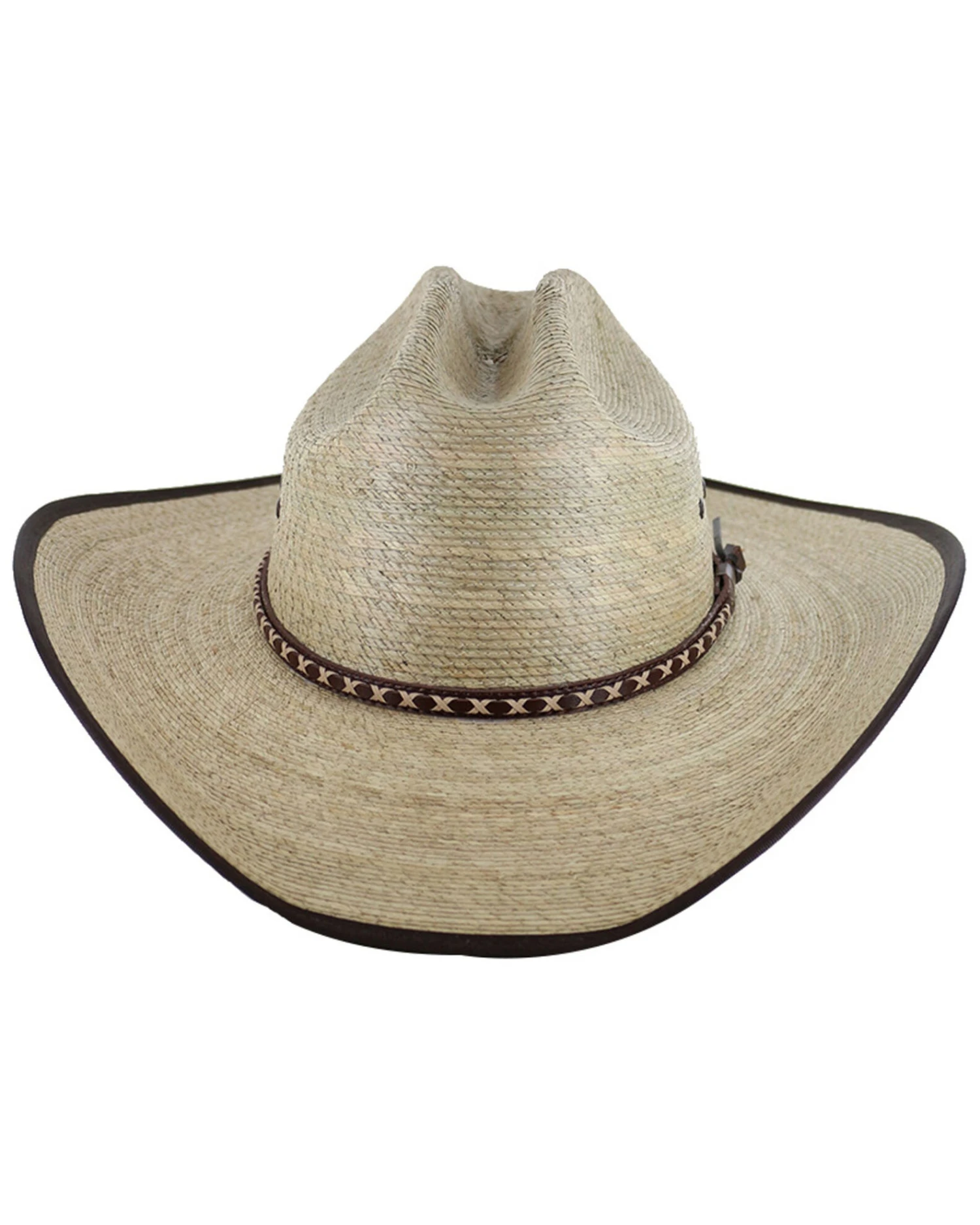 Cody James® Men's Brown Trimmed Straw Hat 6 Cody James® Men's Brown Trimmed Straw Hat - Image 4