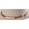 Stitched Basketweave Leather Hat Band 1 Stitched Basketweave Leather Hat Band -Boot Barn 101617 19 P1