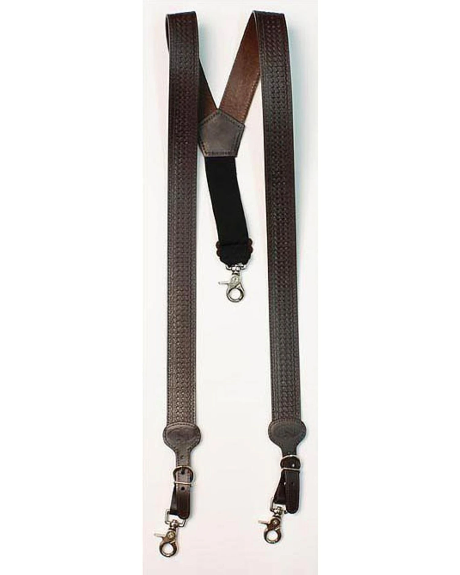 Nocona Leather Basketweave Men's Suspenders 3 Nocona Leather Basketweave Men's Suspenders