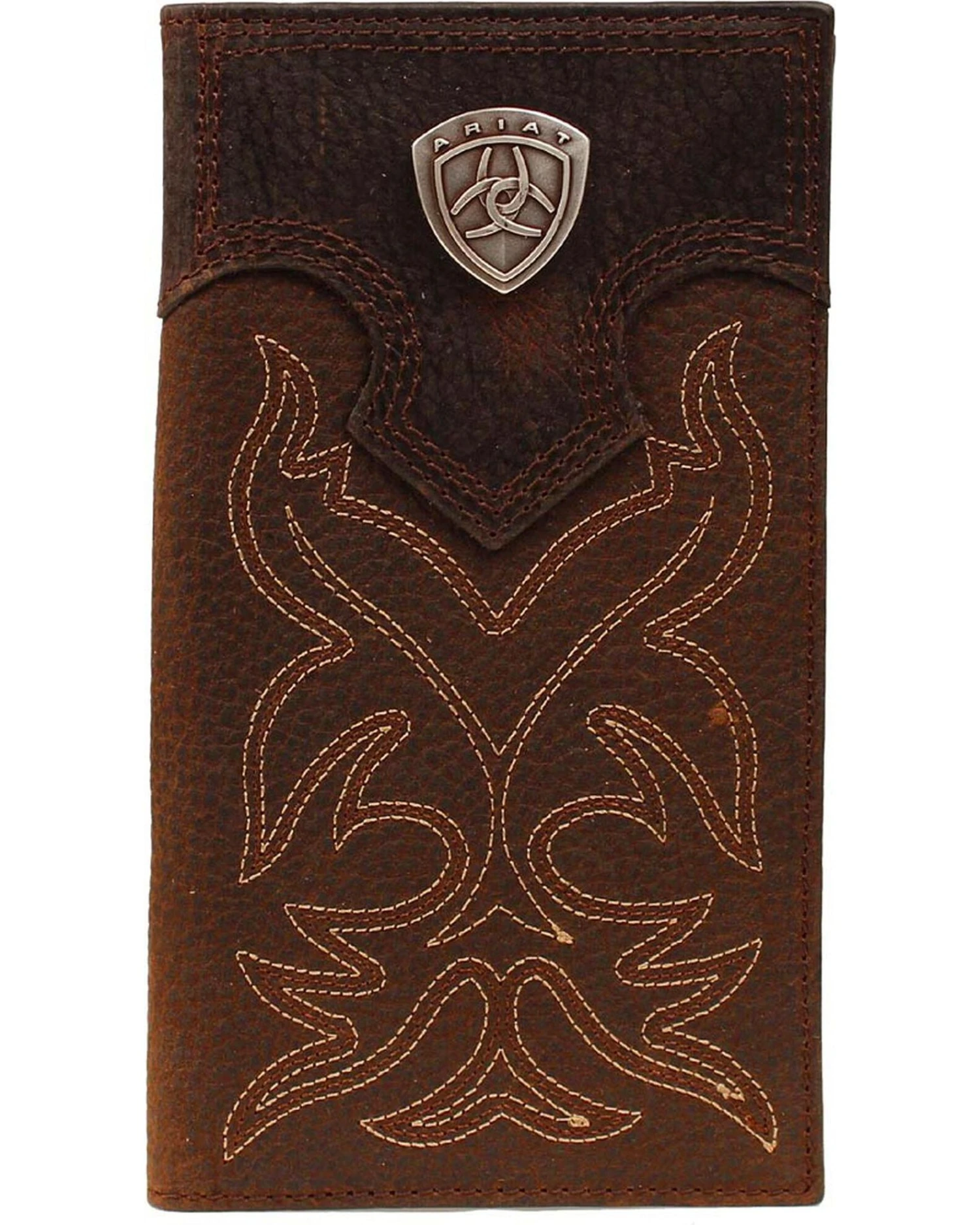 Ariat Men's Rodeo Bi-Fold Checkbook Wallet 3 Ariat Men's Rodeo Bi-Fold Checkbook Wallet