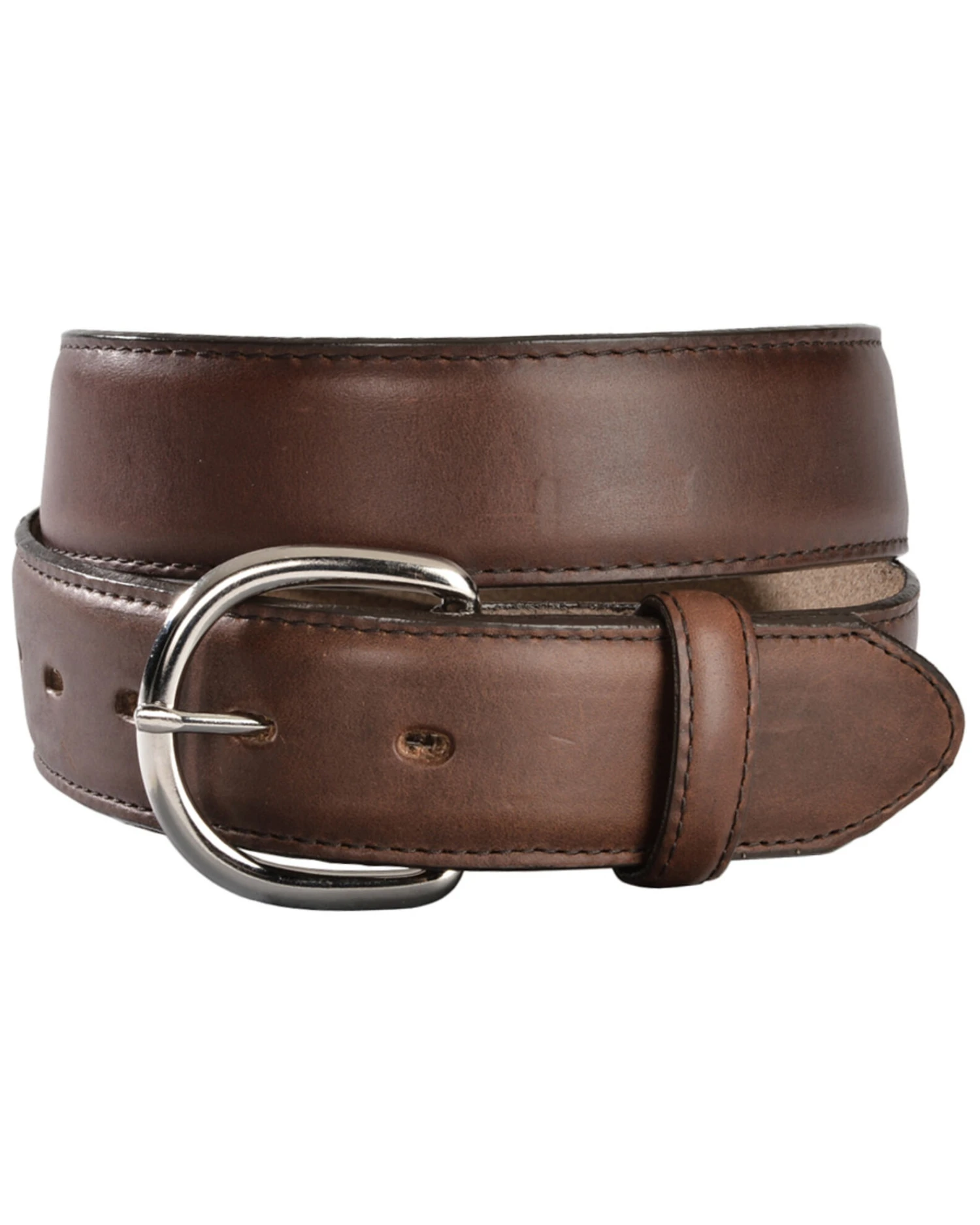 Justin Men's Classics Oiled Brown Western Belt 3 Justin Men's Classics Oiled Brown Western Belt
