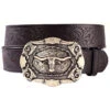 AndWest Men's Western Tooled Longhorn Belt 2 AndWest Men's Western Tooled Longhorn Belt -Boot Barn 120Z75 89 P1