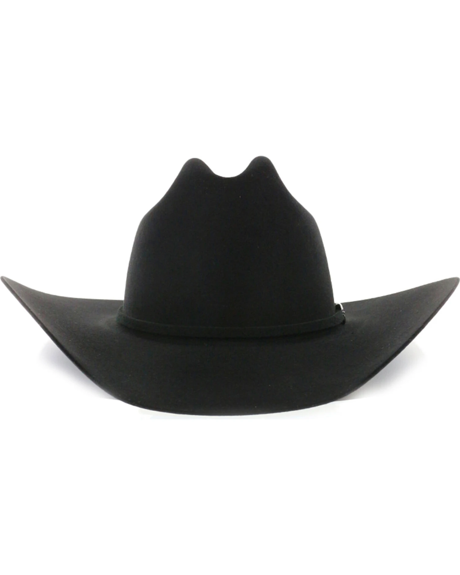 Rodeo King Men's Rodeo 5X Black Felt Cowboy Hat 4 Rodeo King Men's Rodeo 5X Black Felt Cowboy Hat - Image 2