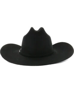 Rodeo King Men's Rodeo 5X Black Felt Cowboy Hat 11 Rodeo King Men's Rodeo 5X Black Felt Cowboy Hat -Boot Barn 2000016168 001 D3