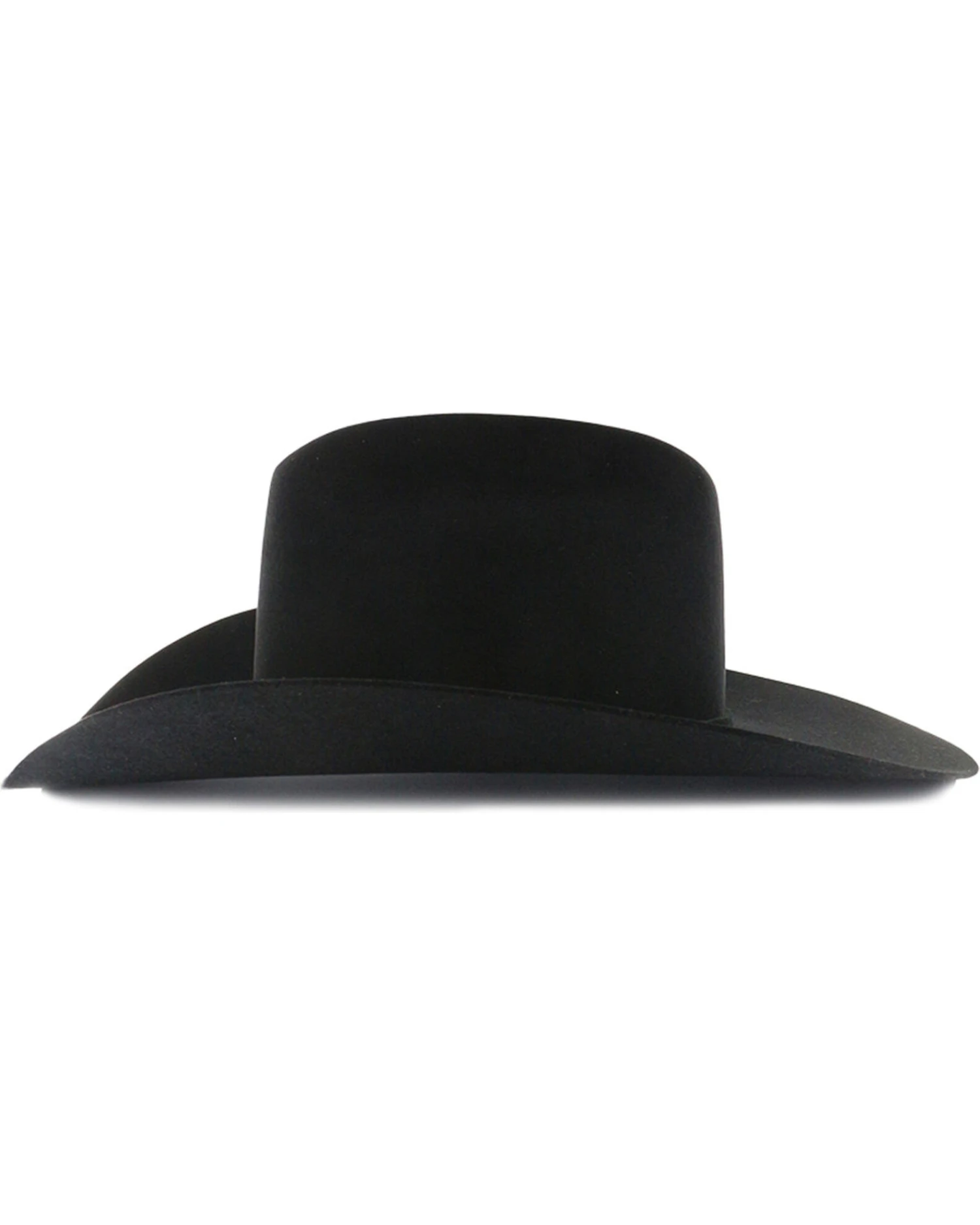 Rodeo King Men's Rodeo 5X Black Felt Cowboy Hat 7 Rodeo King Men's Rodeo 5X Black Felt Cowboy Hat - Image 5