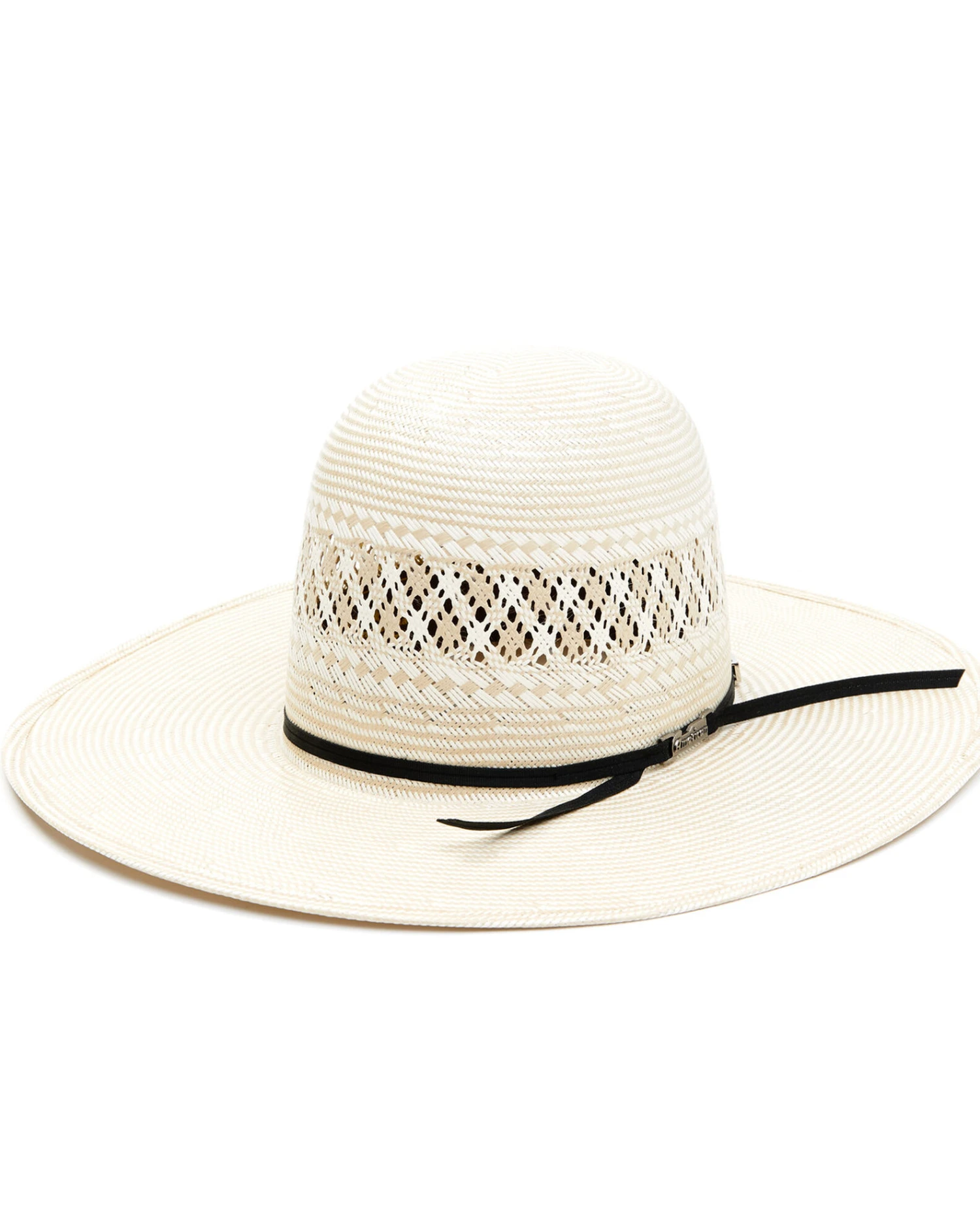 American Hat Company Men's Natural 4.25" Open Crown Western Straw Hat 3 American Hat Company Men's Natural 4.25" Open Crown Western Straw Hat