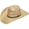 Ariat Men's Sisal Straw Punchy Cowboy Hat 1 Ariat Men's Sisal Straw Punchy Cowboy Hat -Boot Barn 2000172378 280 P1