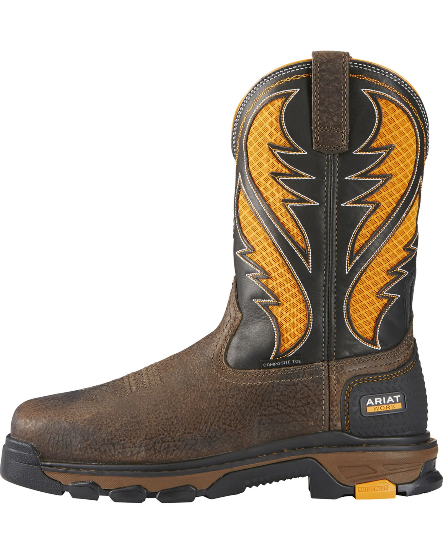 Ariat Men's Intrepid VentTEK Comp Toe Pull-On Safety Work Boots 4 Ariat Men's Intrepid VentTEK Comp Toe Pull-On Safety Work Boots - Image 2