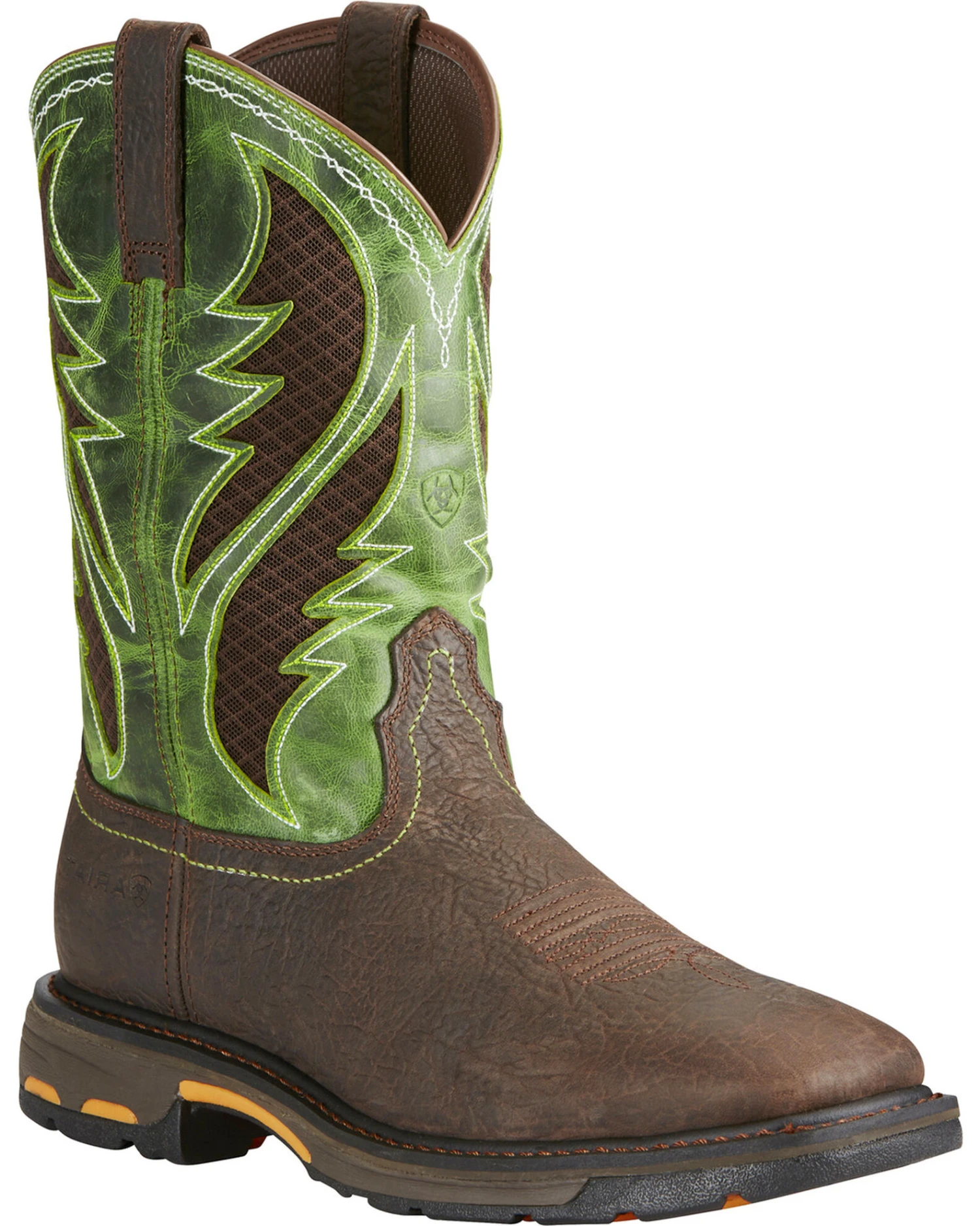 Ariat Men's WorkHog® VentTEK Comp Toe Pull-On Safety Work Boots 3 Ariat Men's WorkHog® VentTEK Comp Toe Pull-On Safety Work Boots