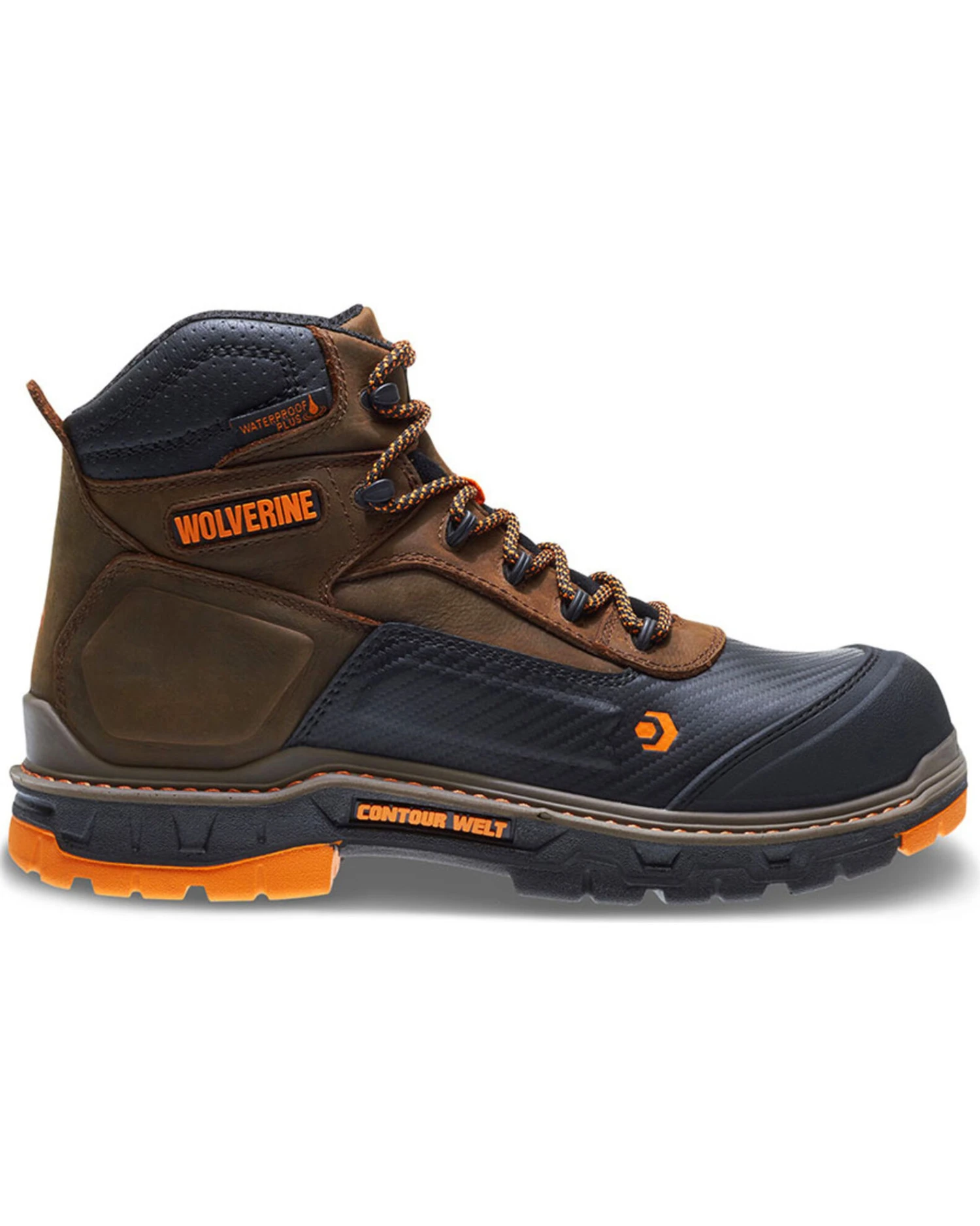 Wolverine Men's Overpass Carbonmax 6" Waterproof Boots - Composite Toe 4 Wolverine Men's Overpass Carbonmax 6" Waterproof Boots - Composite Toe - Image 2
