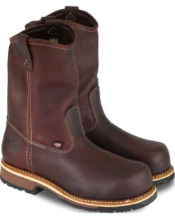 Thorogood Men's Emperor Wellington Made In The USA Work Boots - Composite Toe