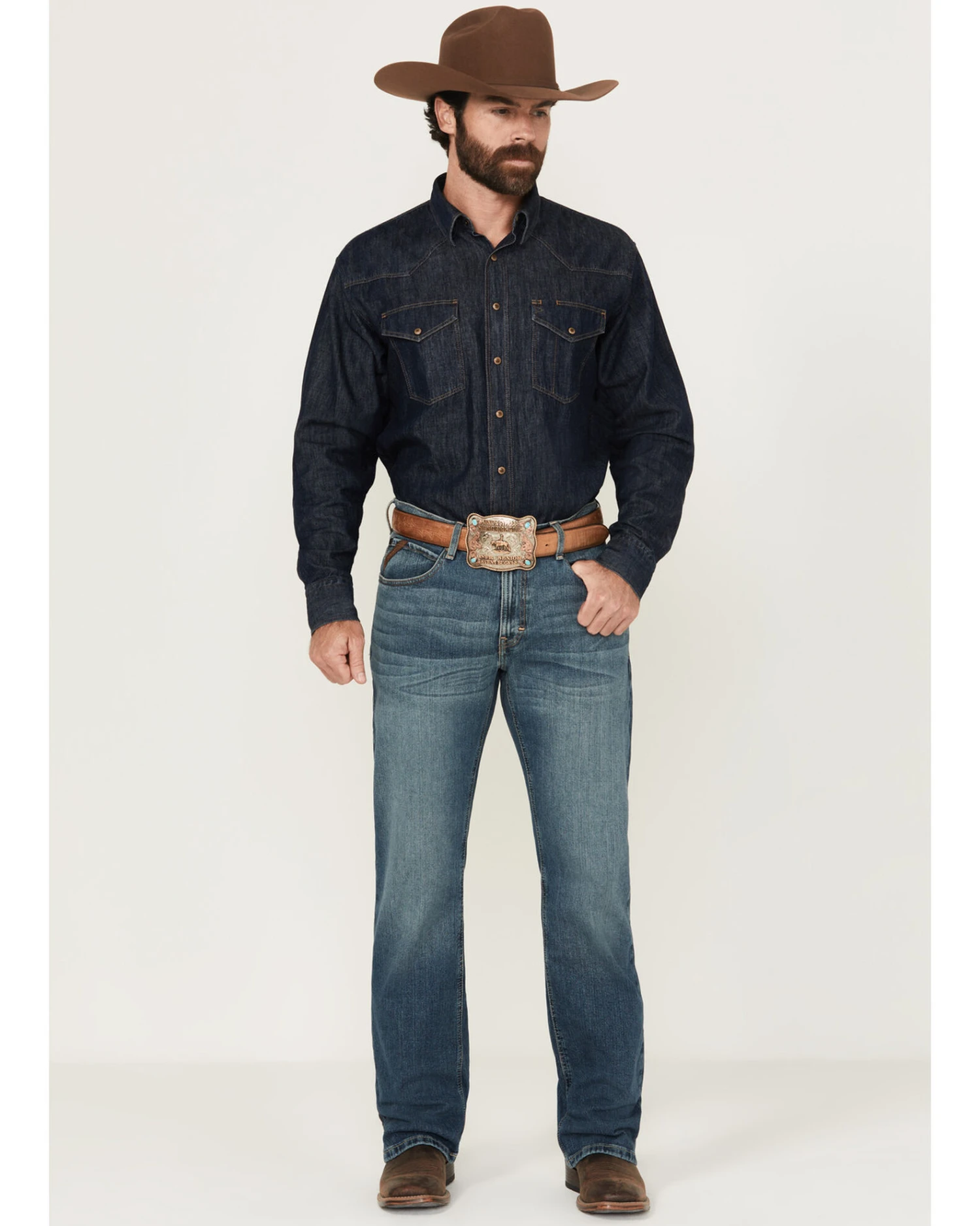 Ariat Men's M4 Legacy Stretch Bootcut Jeans 4 Ariat Men's M4 Legacy Stretch Bootcut Jeans - Image 2