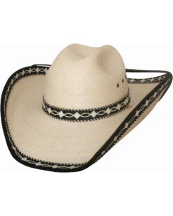 Bullhide Men's Custom Made Palm Leaf Straw Cowboy Hat 