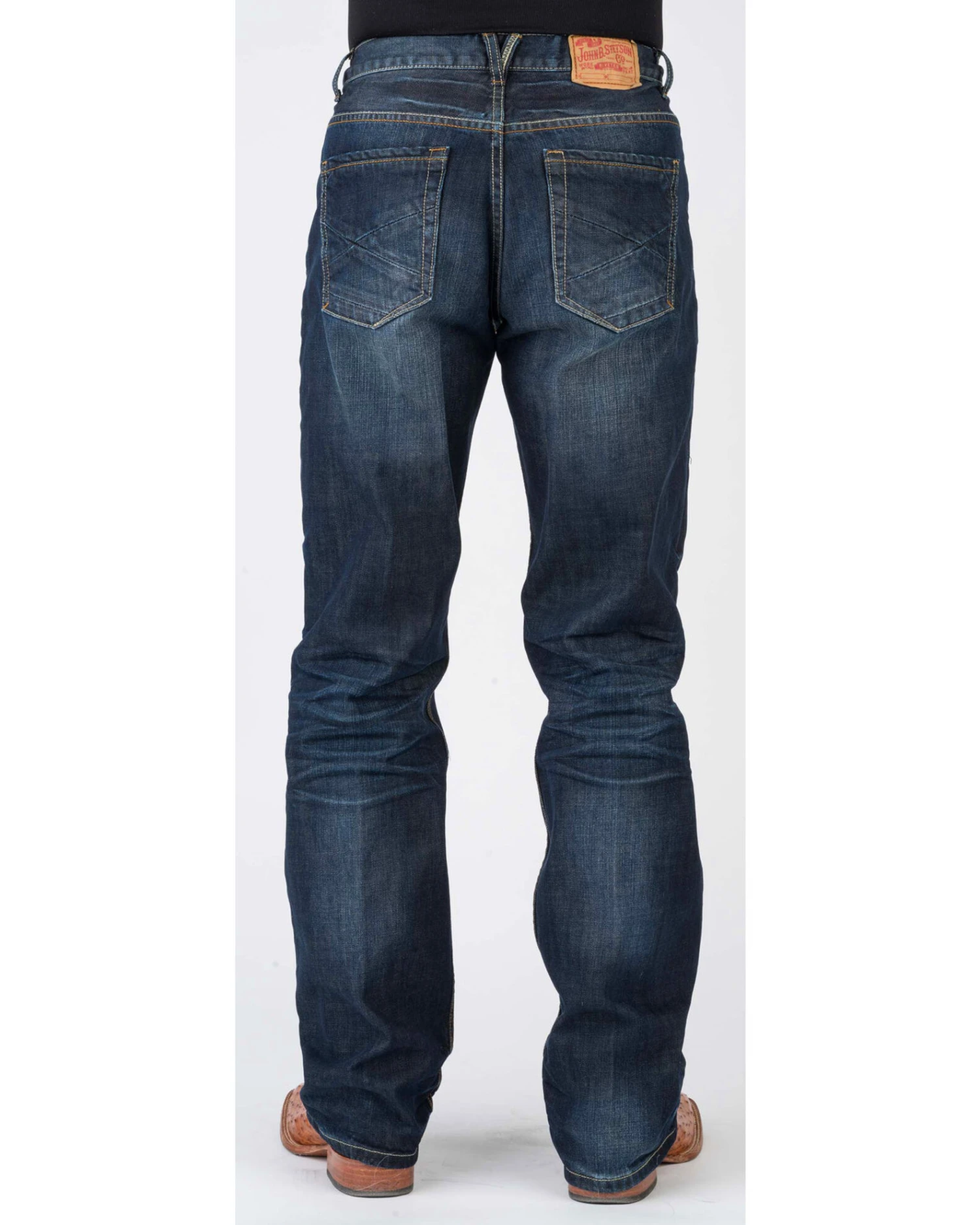 Stetson Men's Modern Fit Bootcut Jeans 5 Stetson Men's Modern Fit Bootcut Jeans - Image 3