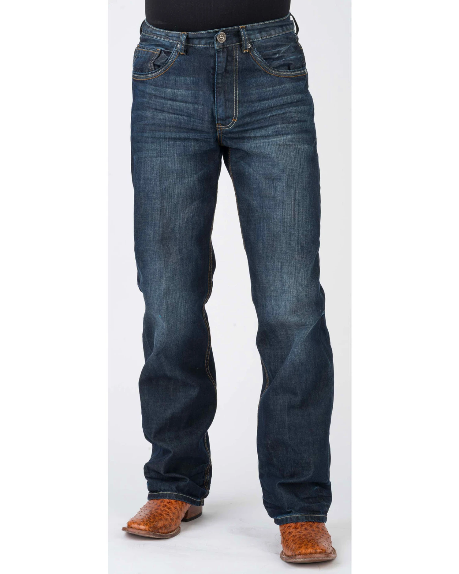 Stetson Men's Modern Fit Bootcut Jeans 4 Stetson Men's Modern Fit Bootcut Jeans - Image 2