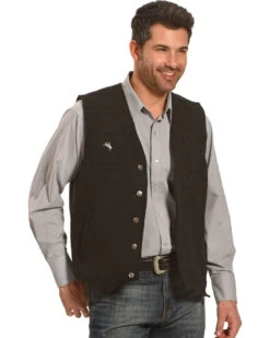 Wyoming Traders Men's Wyoming Wool Button Closure Vest