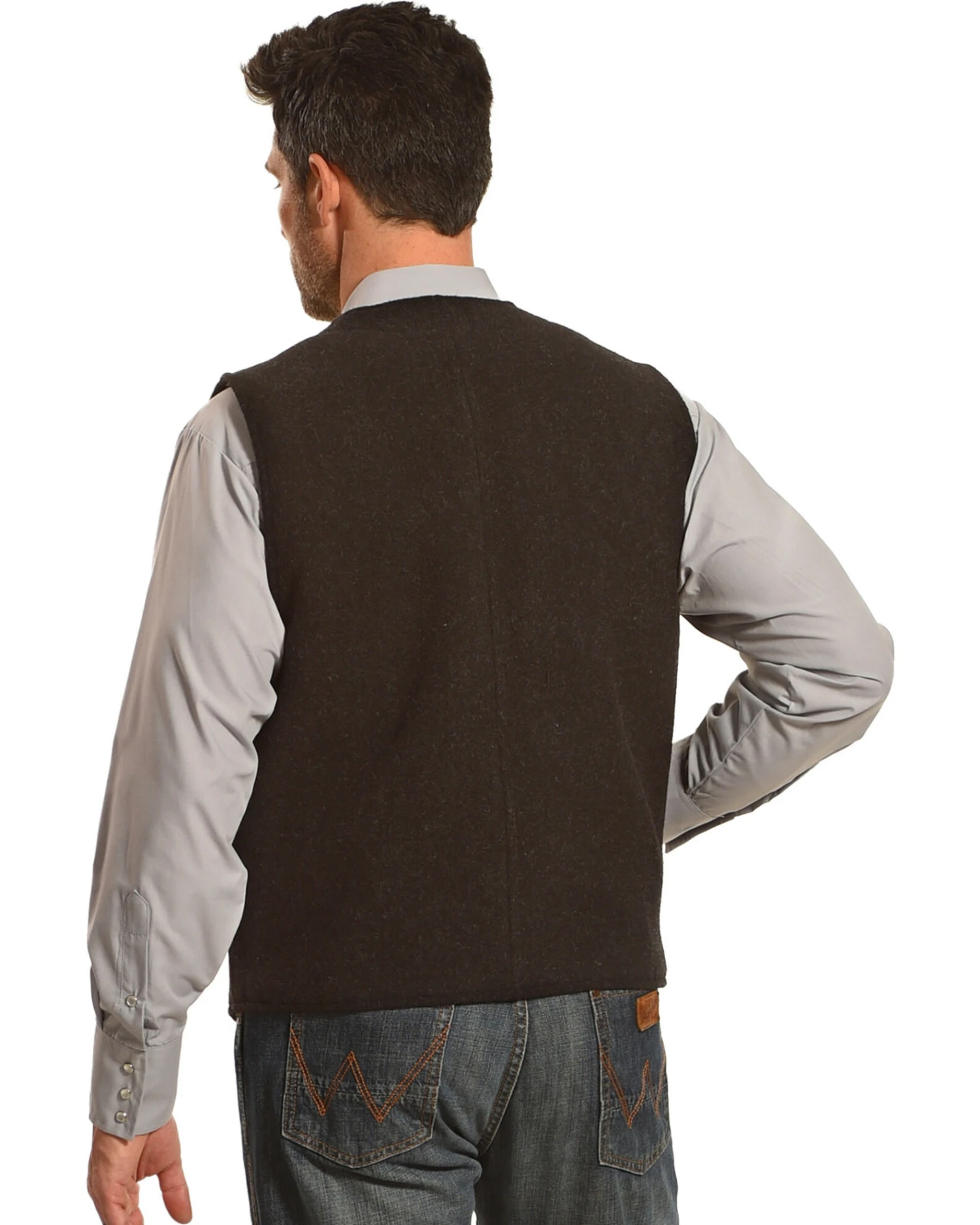 Wyoming Traders Men's Wyoming Wool Button Closure Vest 5 Wyoming Traders Men's Wyoming Wool Button Closure Vest - Image 3